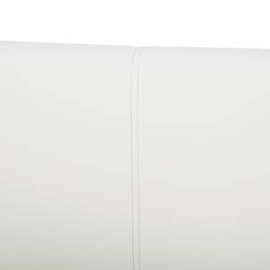 Polsterbett Naomi (Inkl. Lattenrost & Matratze) - Kunstleder - Weiß - 140 x 200cm