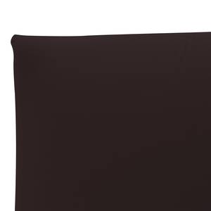 Lit rembourré Olsborg Tissu Linea : Marron - 90 x 200cm