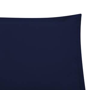 Lit rembourré avec coffre de lit Paola Tissu Valona : Bleu foncé - 140 x 200cm