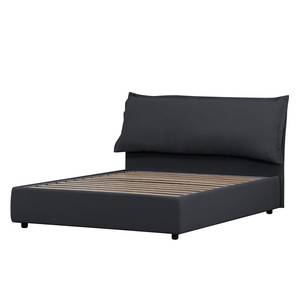 Gestoffeerd bed Paola (incl. opbergruimte- - Stof Valona: Antraciet - 160 x 200cm