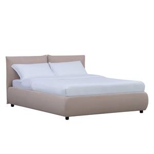 Gestoffeerd bed Ponte (incl. opbergruimte- - Stof Valona: Beige - 160 x 200cm