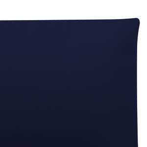 Lit rembourré avec coffre de lit Ponte Tissu Valona : Bleu foncé - 90 x 200cm