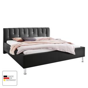 Gestoffeerd bed Rapido kunstleer - Zwart - 180 x 200cm