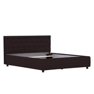 Gestoffeerd bed Sala Stof Linea: Bruin - 90 x 200cm