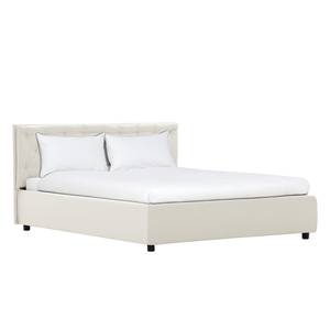 Gestoffeerd bed Sala Stof Linea: Crèmekleurig - 90 x 200cm