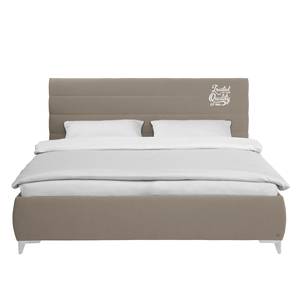 Gestoffeerd bed Soft Line - geweven stof Stof TIM: 2 milkchocolate - 160 x 200cm