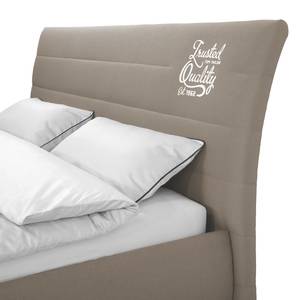 Gestoffeerd bed Soft Line - geweven stof Stof TIM: 2 milkchocolate - 140 x 200cm