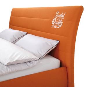 Polsterbett Soft Line Webstoff Stoff TIM: 3 orange - 140 x 200cm