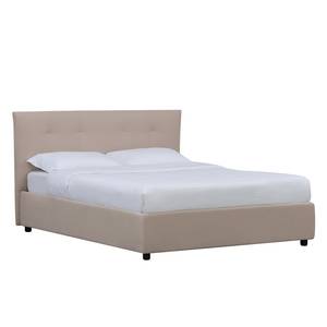 Gestoffeerd bed Tiberio (incl. opbergruimte- - Stof Valona: Beige - 140 x 200cm