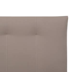 Lit rembourré Tiberio (avec coffre- Tissu Valona : Beige - 140 x 200cm