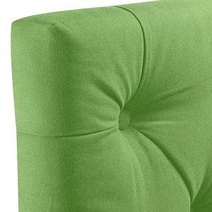Gestoffeerd bed Tilia I geweven stof - Stof Floreana: Groen - 140 x 200cm - T-vorm