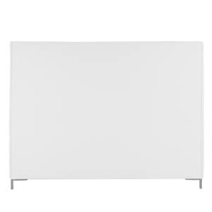 Lit rembourré Tilia I Tissu - Tissu Floreana : Blanc - 160 x 200cm - Forme en T