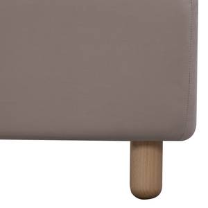 Lit rembourré Versa I Tissu Valona : Beige - 180 x 200cm - Pas de tiroir de lit - Marron clair