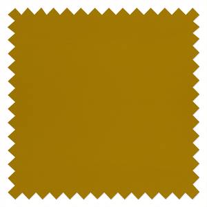 Lit rembourré Versa I Tissu Valona : Jaune moutarde - 180 x 200cm - Pas de tiroir de lit - Marron clair