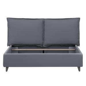 Gestoffeerd bed Versa I Stof Valona: Zilverkleurig - 180 x 200cm - 1 opbergruimte - Grijs