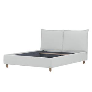 Polsterbett Versa I Stoff Valona: Creme - 90 x 200cm - Kein Bettkasten - Hellbraun