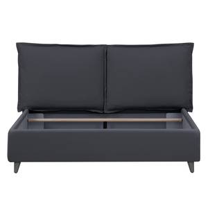 Gestoffeerd bed Versa I Stof Valona: Grijs - 90 x 200cm - Geen opbergruimte - Grijs