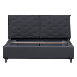 Gestoffeerd bed Versa II Stof Valona: Grijs - 140 x 200cm - 1 opbergruimte - Grijs