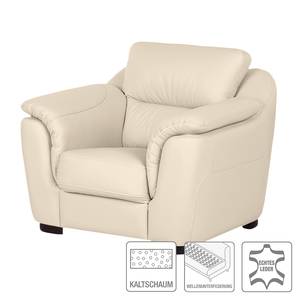 Polstergarnitur Alzira (3-2-1) Echtleder Beige