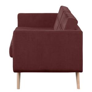Sofa Croom II (3-Sitzer) Webstoff Weinrot