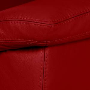 Bankenset Grimsby (3-zitsbank, 2-zitsbank en fauteuil) - rood echt leer