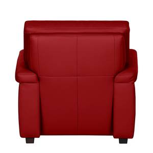 Bankenset Grimsby (3-zitsbank, 2-zitsbank en fauteuil) - rood echt leer