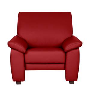 Bankenset Grimsby (3-zitsbank, 2-zitsbank en fauteuil) - rood echt leer