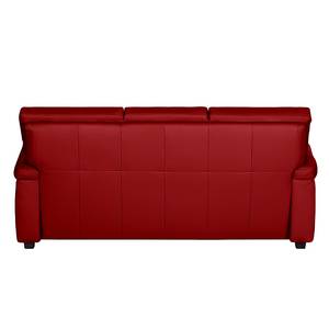 Bankenset Grimsby (3-zitsbank, 2-zitsbank en fauteuil) - rood echt leer