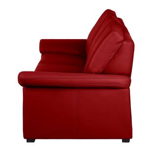 Bankenset Grimsby (3-zitsbank, 2-zitsbank en fauteuil) - rood echt leer