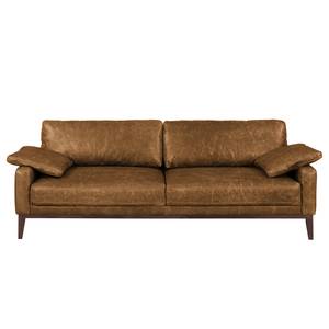 3-Sitzer Sofa HORLEY Echtleder Cerys: Braun