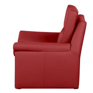 Canapé panoramique Longford (3 2 - 1) - Cuir véritable rouge