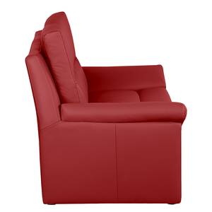 Bankenset Longford (3-zitsbank, 2-zitsbank en fauteuil) - rood echt leer