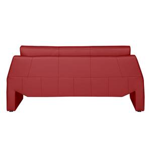 Bankenset Longford (3-zitsbank, 2-zitsbank en fauteuil) - rood echt leer