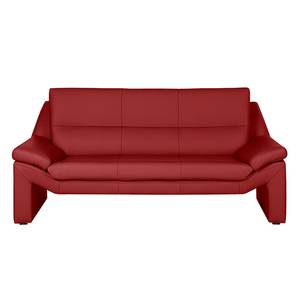 Bankenset Longford (3-zitsbank, 2-zitsbank en fauteuil) - rood echt leer