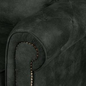 Canapé panoramique Mallow (3 -2 -1) Aspect cuir vieilli anthracite