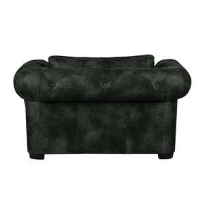 Set di divani imbottiti Mallow modulo a 3, 2 e 1 sedute - Effetto pelle anticata Color antracite