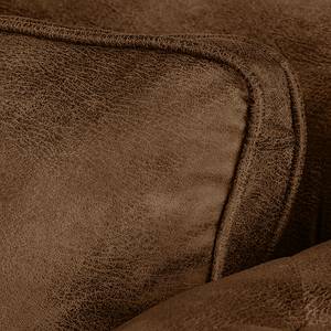 Set di divani e poltrone Mallow (3-2-1) Effetto pelle anticata marrone