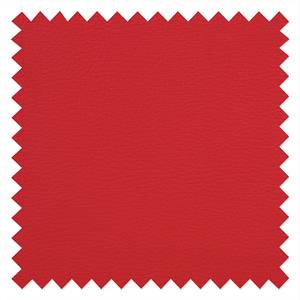 Gestoffeerde meubelset Torquay (3-zitsbank, 2-zitsbank en fauteuil) - rood/wit kunstleer