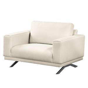 Fauteuil Ramilia structuurstof - Crème