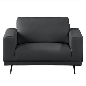 Fauteuil Ramilia Tissu structuré - Anthracite clair