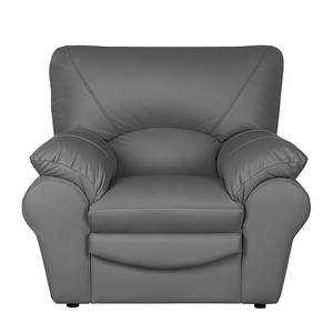 Set di divani imbottiti Torsby modulo a 3, 2 e 1 sedute - Vera pelle Color antracite