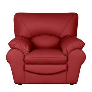 Meubelset Torsby (3-zitsbank, 2-zitsbank en fauteuil) - rood echt leer
