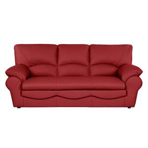 Canapé panoramique Torsby (3 2 - 1) - Cuir véritable rouge