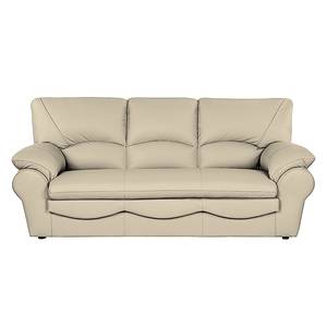 Bankenset Longford (3-zitsbank, 2-zitsbank en fauteuil) - taupe echt leer