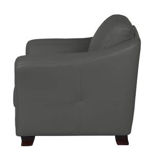 Bankenset Toucy (3-zitsbank, 2-zitsbank en fauteuil) - antracietkleurig leer