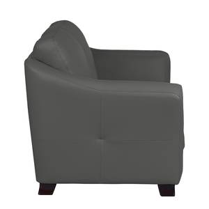 Bankenset Toucy (3-zitsbank, 2-zitsbank en fauteuil) - antracietkleurig leer