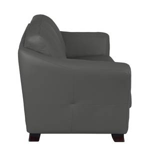 Bankenset Toucy (3-zitsbank, 2-zitsbank en fauteuil) - antracietkleurig leer