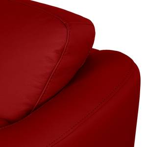 Canapé panoramique Toucy (3 -2 -1) Cuir véritable rouge