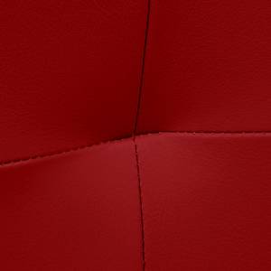 Canapé panoramique Toucy (3 -2 -1) Cuir véritable rouge
