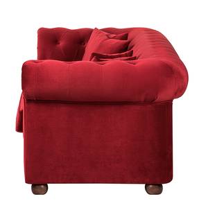 Ensemble de salon Upperclass Velours Avec coussins - Rouge